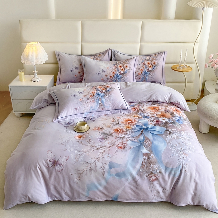 91家纺网 家纺一手货源 找家纺 （总）眷恋家纺 2025新款秋冬超柔全棉精梳棉磨毛三件套四件套