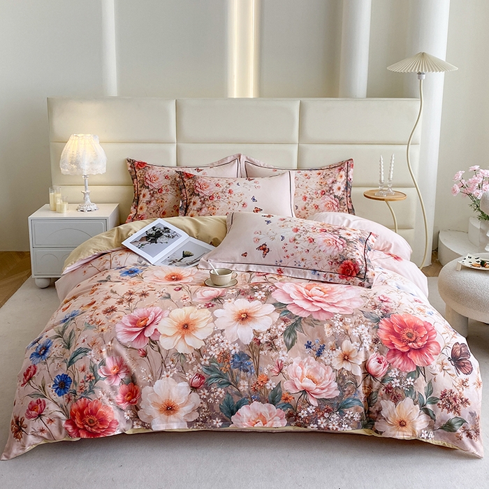 91家纺网 家纺一手货源 找家纺 （总）眷恋家纺 2025新款秋冬超柔全棉精梳棉磨毛三件套四件套