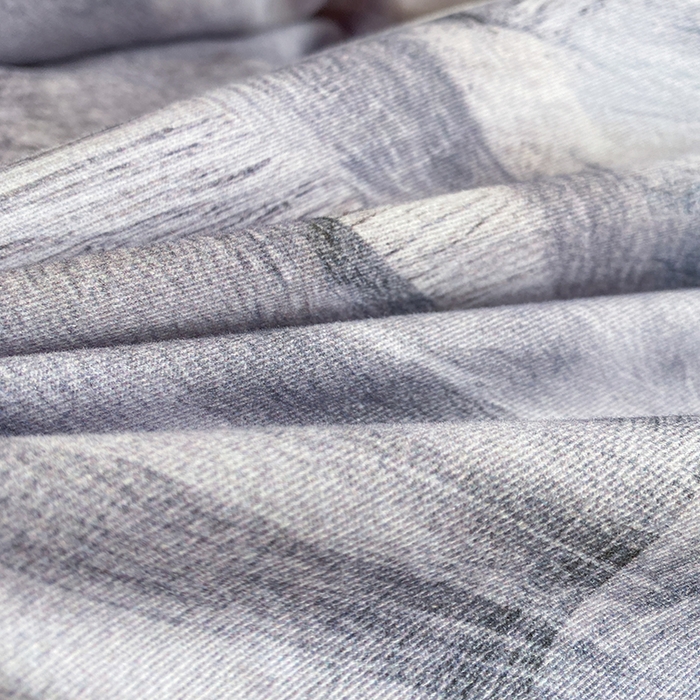 91家纺网 家纺一手货源 找家纺 眷恋家纺 2025新款秋冬超柔全棉精梳棉磨毛三件套四件套 穿越时光-灰