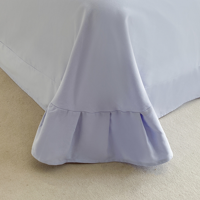 91家纺网 家纺一手货源 找家纺 眷恋家纺 2025新款秋冬超柔全棉精梳棉磨毛三件套四件套 风之回雪-兰