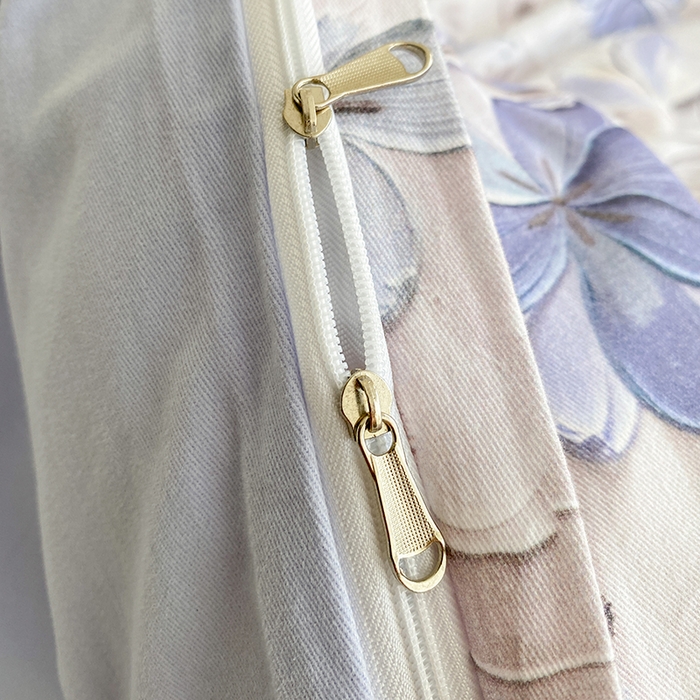 91家纺网 家纺一手货源 找家纺 眷恋家纺 2025新款秋冬超柔全棉精梳棉磨毛三件套四件套 风之回雪-兰