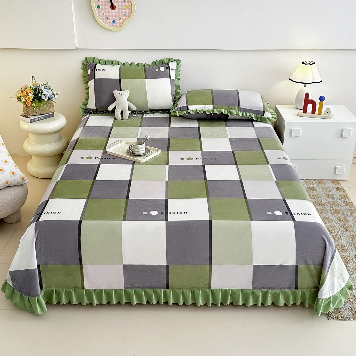 91家纺网 家纺一手货源 找家纺 （总）手艺人家纺 2025新款宝宝绒单层床盖三件套