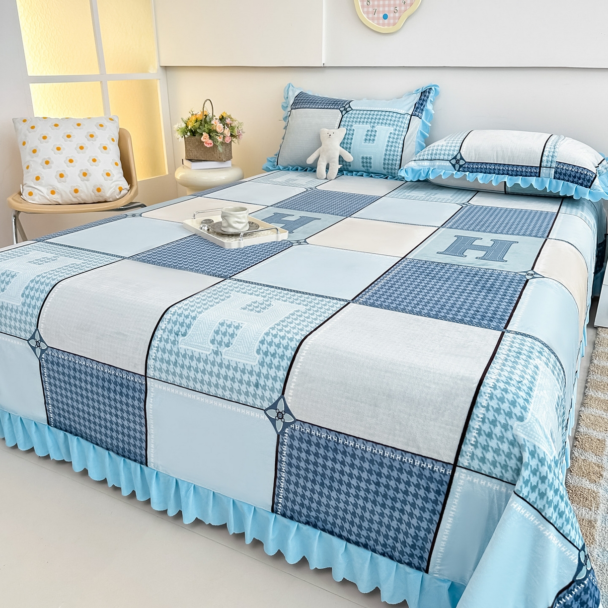 91家纺网 家纺一手货源 找家纺 （总）手艺人家纺 2025新款宝宝绒单层床盖三件套