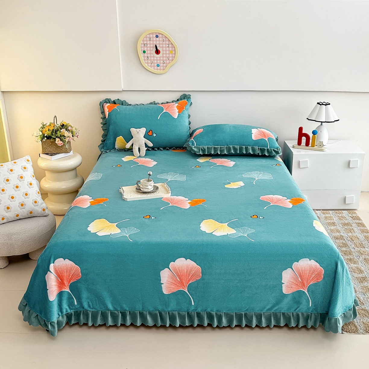 91家纺网 家纺一手货源 找家纺 （总）手艺人家纺 2025新款宝宝绒单层床盖三件套