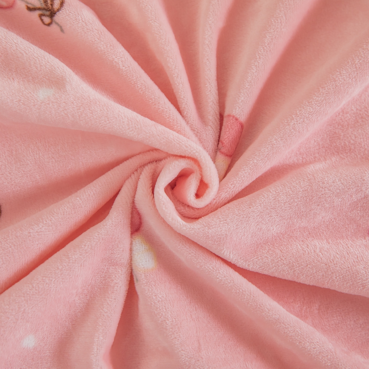 91家纺网 家纺一手货源 找家纺 手艺人家纺 2025新款宝宝绒单层床盖三件套 NDC55