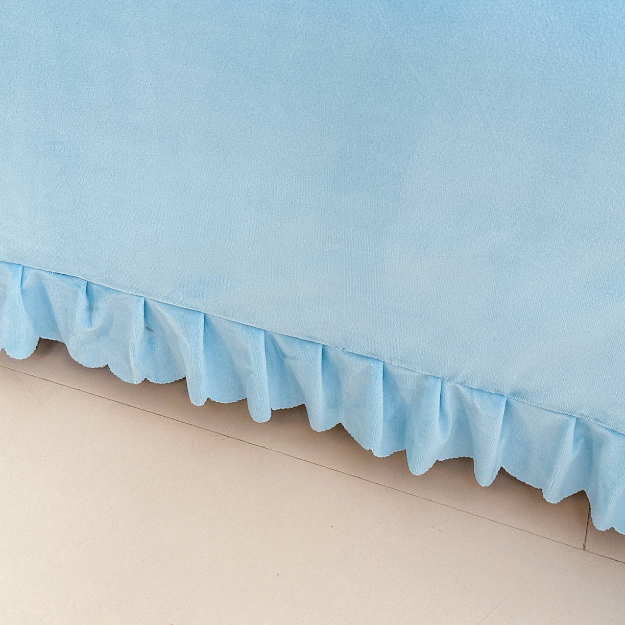 91家纺网 家纺一手货源 找家纺 手艺人家纺 2025新款宝宝绒单层床盖三件套 NDC18