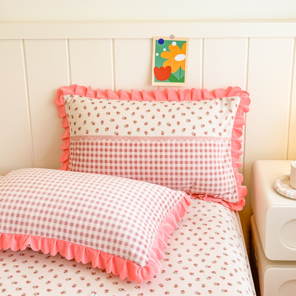 91家纺网 家纺一手货源 找家纺 手艺人家纺 2025新款宝宝绒单层床盖三件套 NDC36