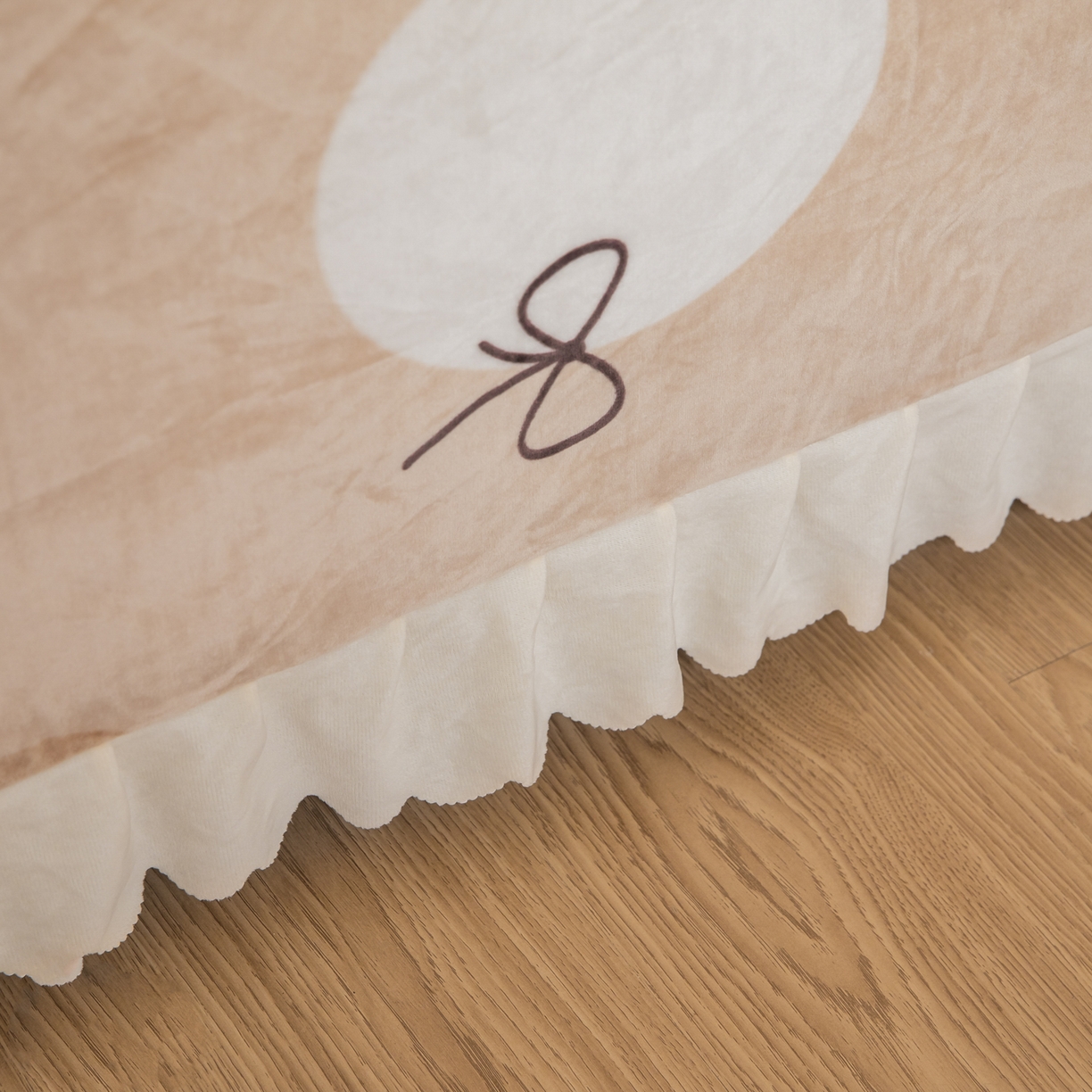 91家纺网 家纺一手货源 找家纺 手艺人家纺 2025新款宝宝绒单层床盖三件套 NDC37