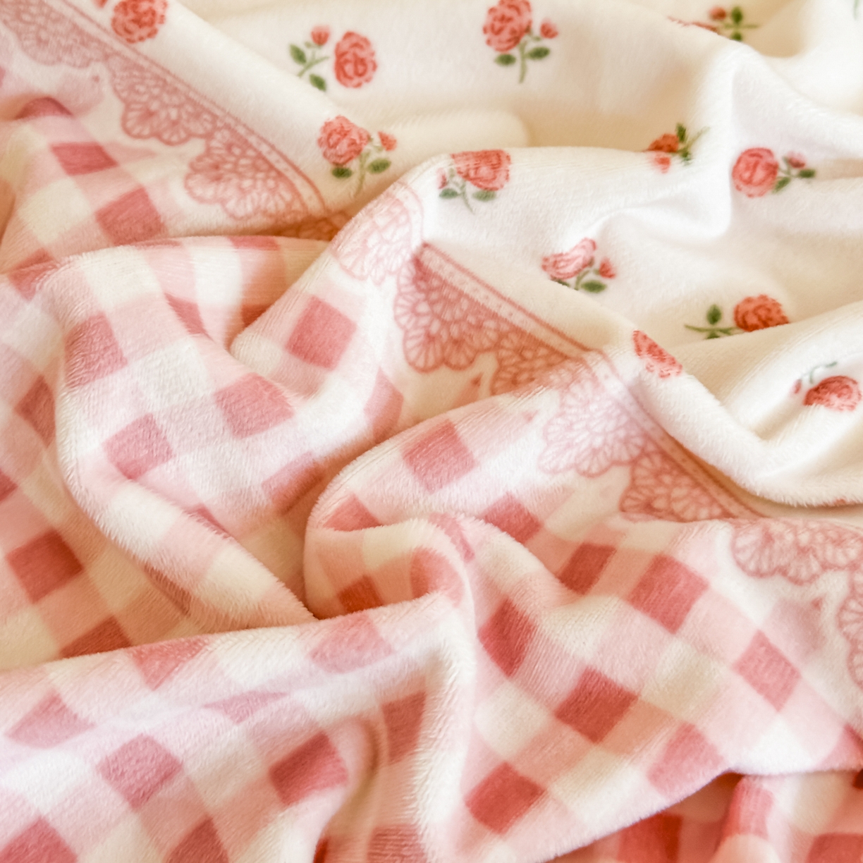 91家纺网 家纺一手货源 找家纺 手艺人家纺 2025新款宝宝绒单层床盖三件套 NDC36