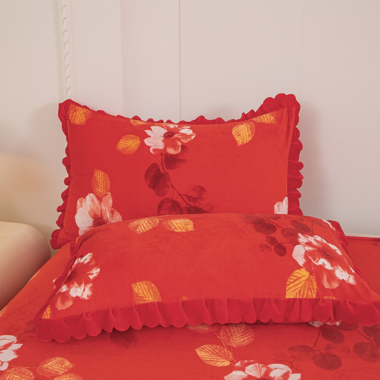 91家纺网 家纺一手货源 找家纺 手艺人家纺 2025新款宝宝绒单层床盖三件套 NDC56