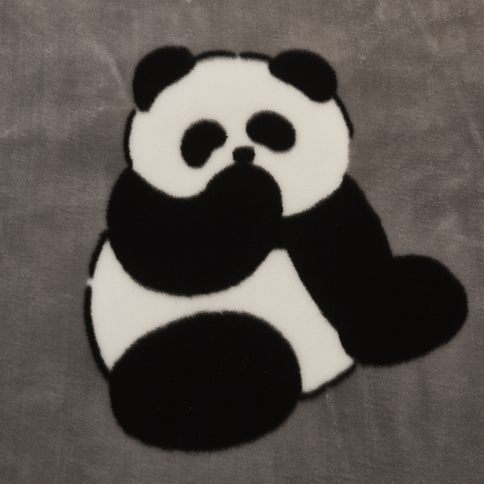 91家纺网 家纺一手货源 找家纺 铺尚美家纺 2025新款拉舍尔毛毯毯子双层加厚不加棉不加布 4-12斤可定制外贸毛毯 003 小熊猫
