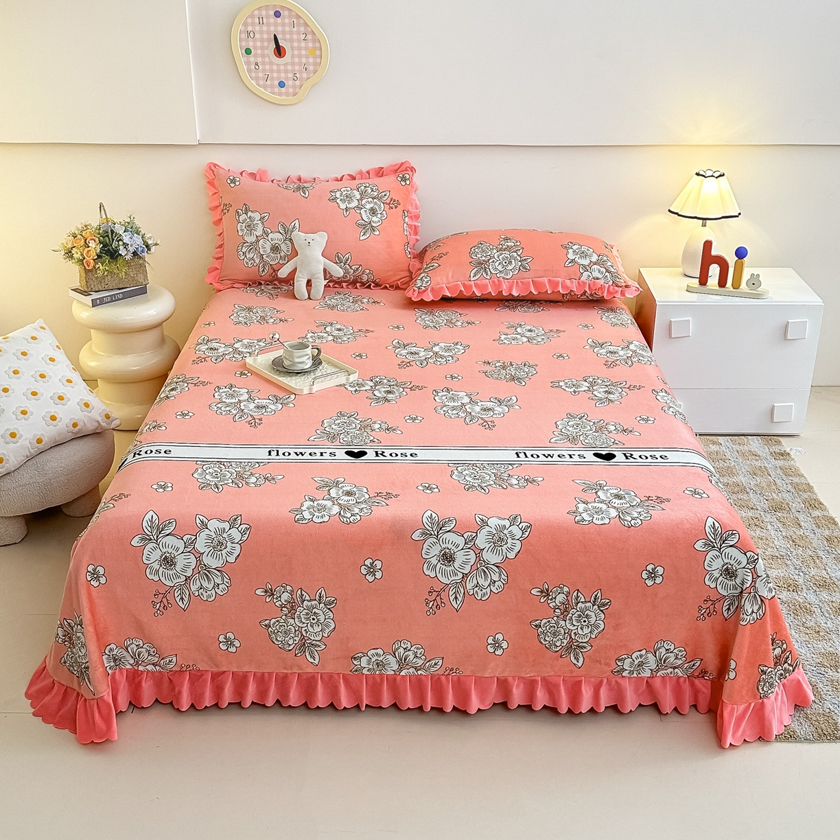 91家纺网 家纺一手货源 找家纺 （总）手艺人家纺 2025新款宝宝绒单层床盖三件套