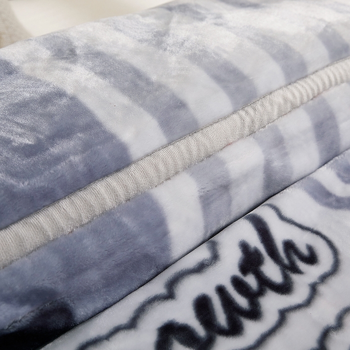 91家纺网 家纺一手货源 找家纺 铺尚美家纺 2025新款拉舍尔毛毯毯子双层加厚不加棉不加布 4-12斤可定制外贸毛毯 016 灰色(柯基)