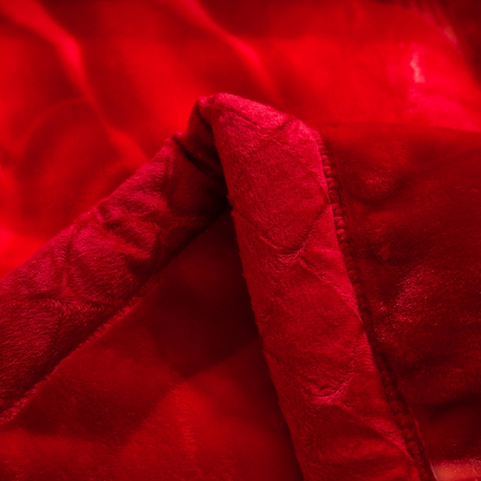 91家纺网 家纺一手货源 找家纺 铺尚美家纺 2025新款拉舍尔毛毯毯子双层加厚不加棉不加布 4-12斤可定制外贸毛毯 653 大红