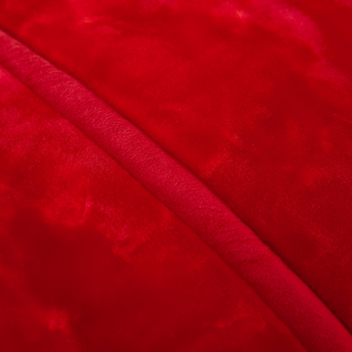 91家纺网 家纺一手货源 找家纺 铺尚美家纺 2025新款拉舍尔毛毯毯子双层加厚不加棉不加布 4-12斤可定制外贸毛毯 801 大红