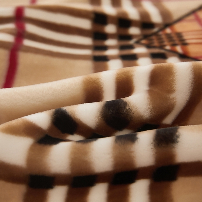 91家纺网 家纺一手货源 找家纺 铺尚美家纺 2025新款拉舍尔毛毯毯子双层加厚不加棉不加布 4-12斤可定制外贸毛毯 802 格子