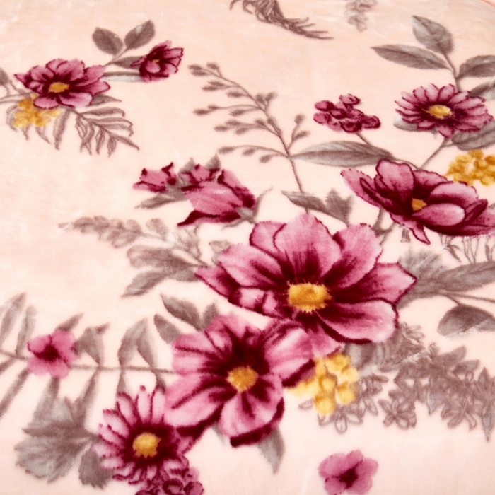 91家纺网 家纺一手货源 找家纺 铺尚美家纺 2025新款拉舍尔毛毯毯子双层加厚不加棉不加布 4-12斤可定制外贸毛毯 806 粉色