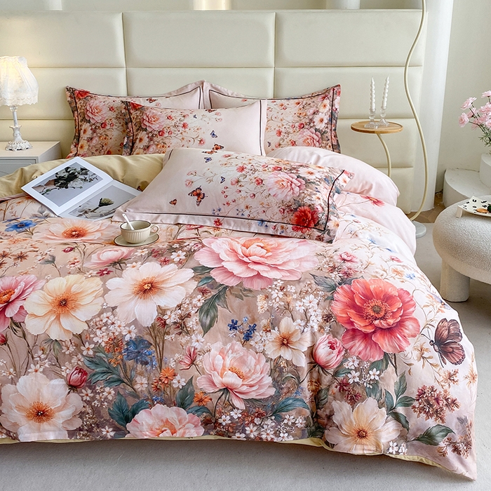 91家纺网 家纺一手货源 找家纺 （总）眷恋家纺 2025新款秋冬超柔全棉精梳棉磨毛三件套四件套