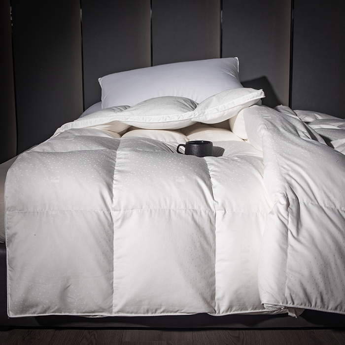 91家纺网 家纺一手货源 找家纺 （总）华盛 2025新款1长绒棉全棉高端提花羽绒被羽绒被壳-LOVE系列