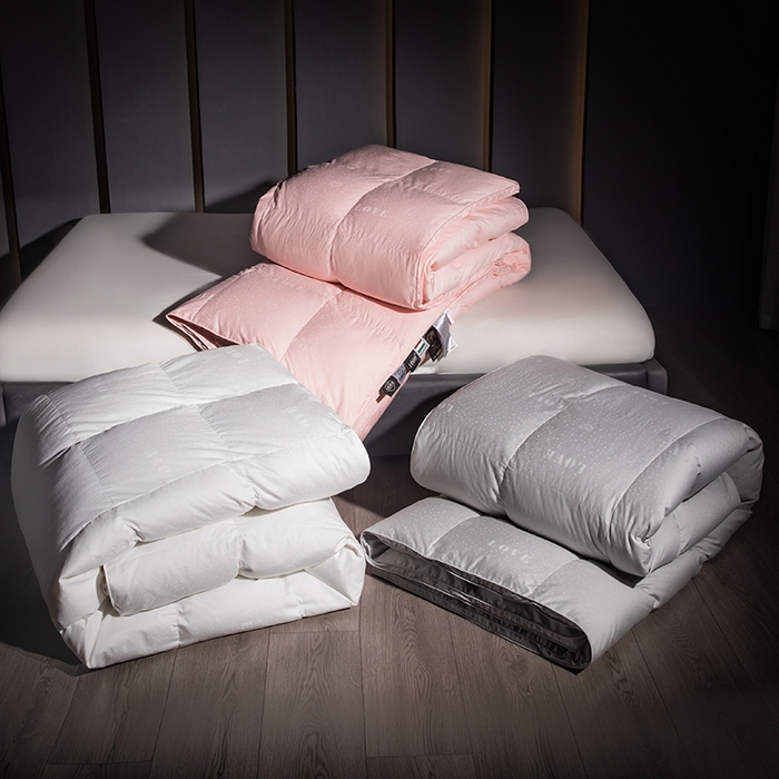 （总）华盛 2025新款1长绒棉全棉高端提花羽绒被羽绒被壳-LOVE系列