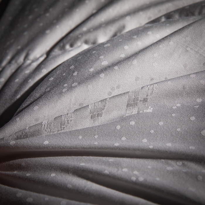 91家纺网 家纺一手货源 找家纺 华盛 2025新款1长绒棉全棉高端提花羽绒被羽绒被壳-LOVE系列 爱心提花高级灰