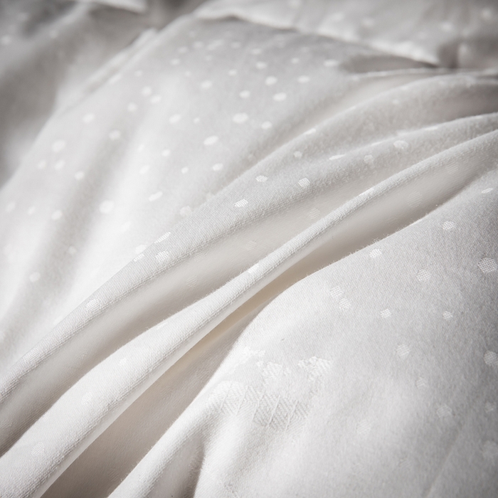 91家纺网 家纺一手货源 找家纺 御眠纺 2025新款1长绒棉全棉高端提花羽绒被羽绒被壳-LOVE系列 爱心提花白