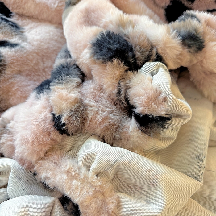 91家纺网 家纺一手货源 找家纺 2025新品兔毛印花单床笠 床笠-简爱