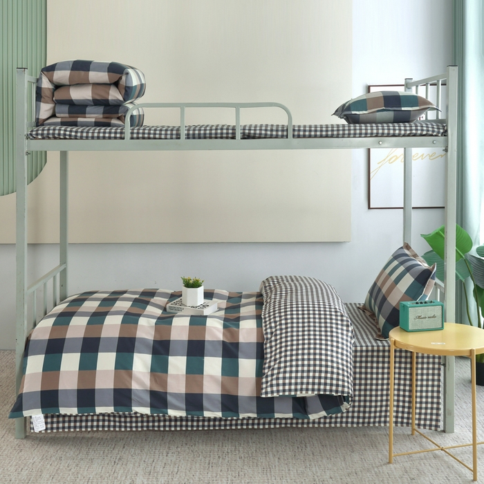 典曼家纺 2025新款13372学生宿舍三件套三件套源头工厂常年有货 高升