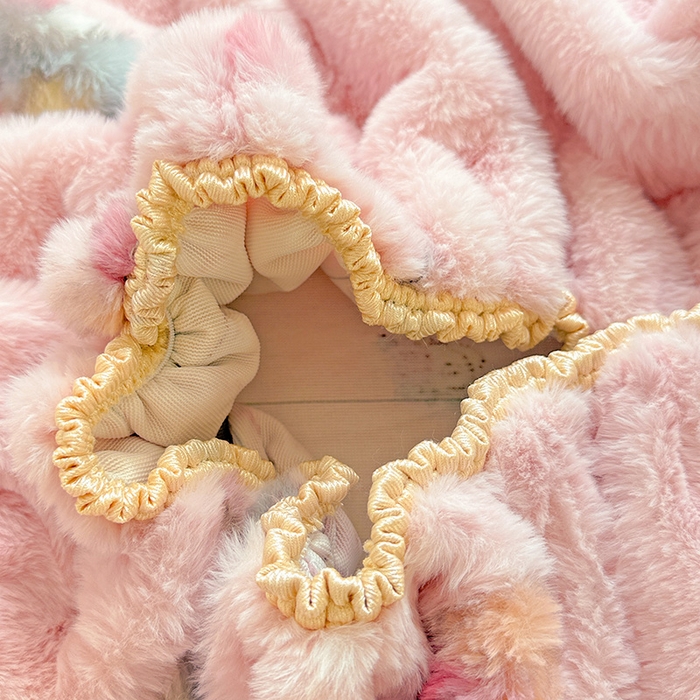 91家纺网 家纺一手货源 找家纺 2025新品兔毛印花单床笠 床笠-美帝猫