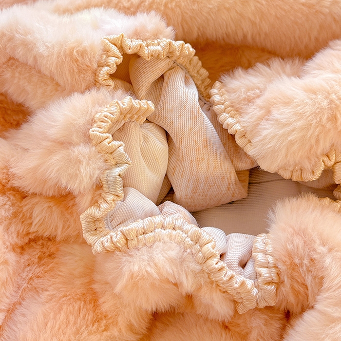 91家纺网 家纺一手货源 找家纺 2025新品兔毛印花单床笠 床笠-梦幻蝴蝶