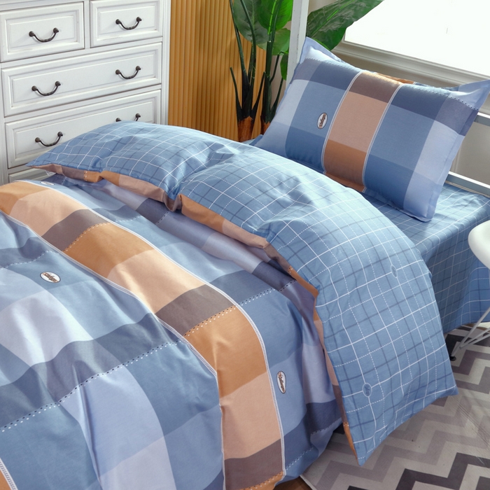 91家纺网 家纺一手货源 找家纺 典曼家纺 2025新款13372学生宿舍三件套三件套源头工厂常年有货 七彩人生