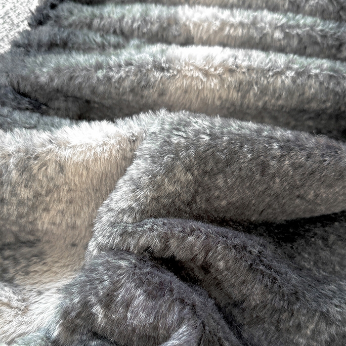 91家纺网 家纺一手货源 找家纺 2025新品兔毛印花单床笠 床笠-太空灰