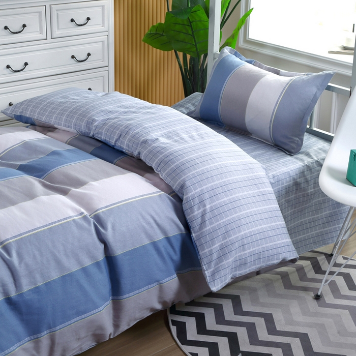 91家纺网 家纺一手货源 找家纺 典曼家纺 2025新款13372学生宿舍三件套三件套源头工厂常年有货 一帆风顺