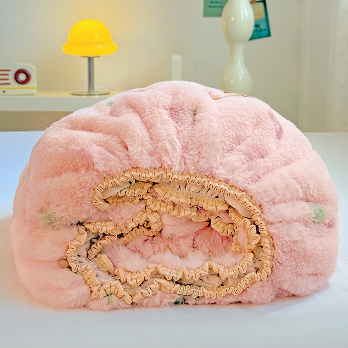 91家纺网 家纺一手货源 找家纺 2025新品兔毛印花单床笠 床笠-旺旺乐园