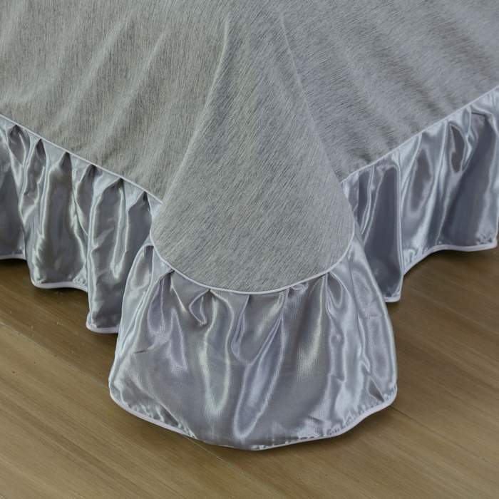 91家纺网 家纺一手货源 找家纺 典曼家纺 2025新款针织棉多用途被套四件套床盖四件套 馨香迷恋