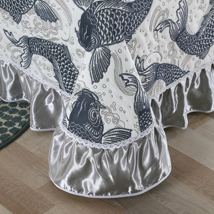 91家纺网 家纺一手货源 找家纺 典曼家纺 2025新款北欧风针织棉床盖三件套床盖 爱尔兰