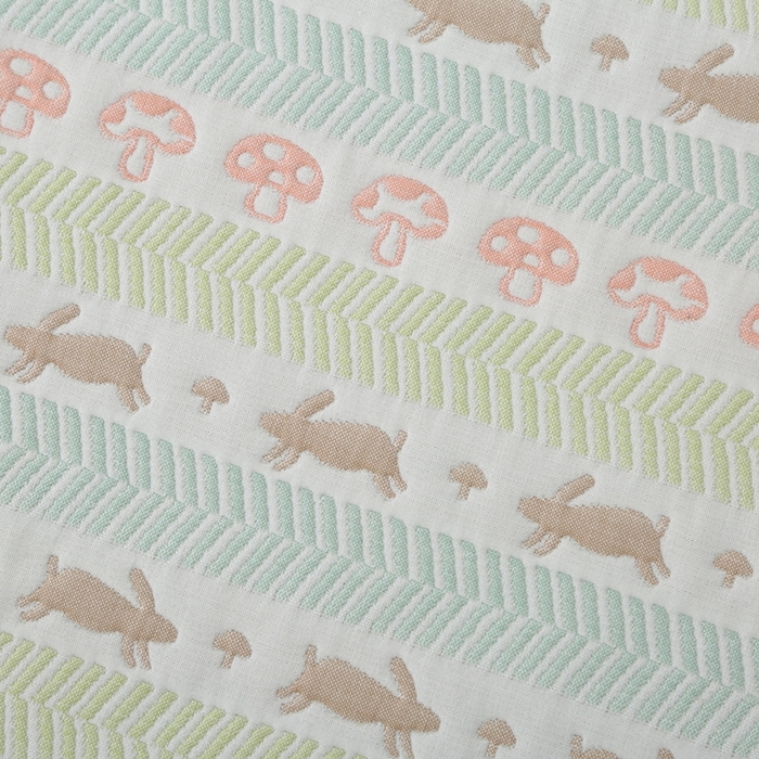 91家纺网 家纺一手货源 找家纺 典曼家纺 2025新款纱布软席单凉席 纱布软席跑兔