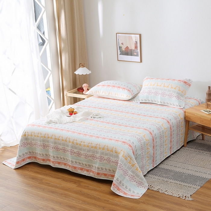 91家纺网 家纺一手货源 找家纺 典曼家纺 2025新款纱布软席单凉席 纱布软席甜心