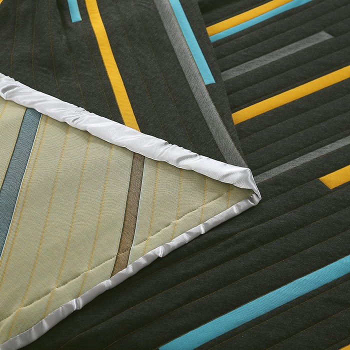 91家纺网 家纺一手货源 找家纺 典曼家纺 2025新款北欧风针织棉床盖三件套床盖 安吉拉