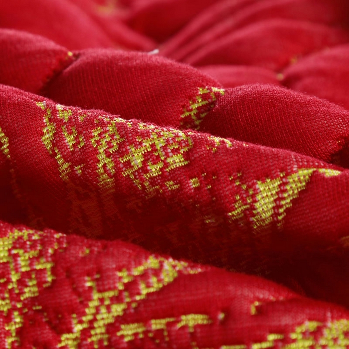 91家纺网 家纺一手货源 找家纺 典曼家纺 2025新款北欧风针织棉床盖三件套床盖 烈火如歌