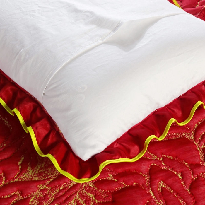 91家纺网 家纺一手货源 找家纺 典曼家纺 2025新款北欧风针织棉床盖三件套床盖 烈火如歌