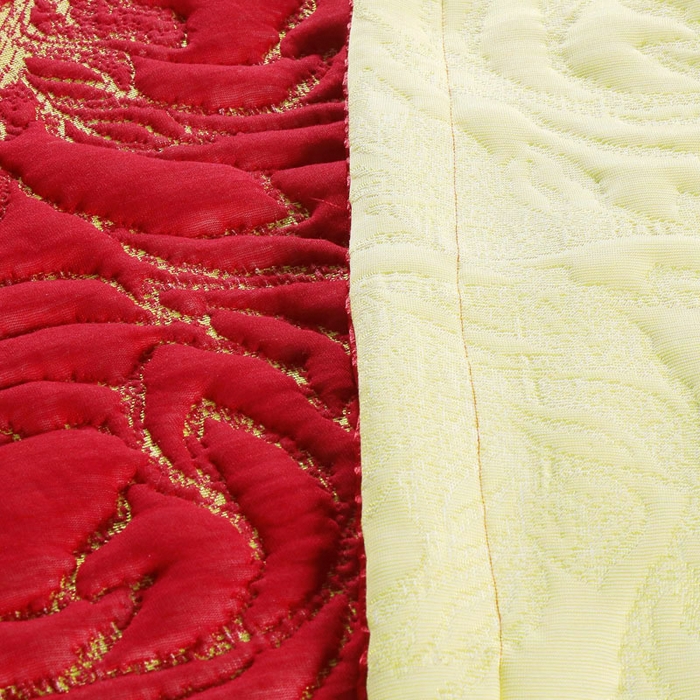 91家纺网 家纺一手货源 找家纺 典曼家纺 2025新款北欧风针织棉床盖三件套床盖 烈火如歌