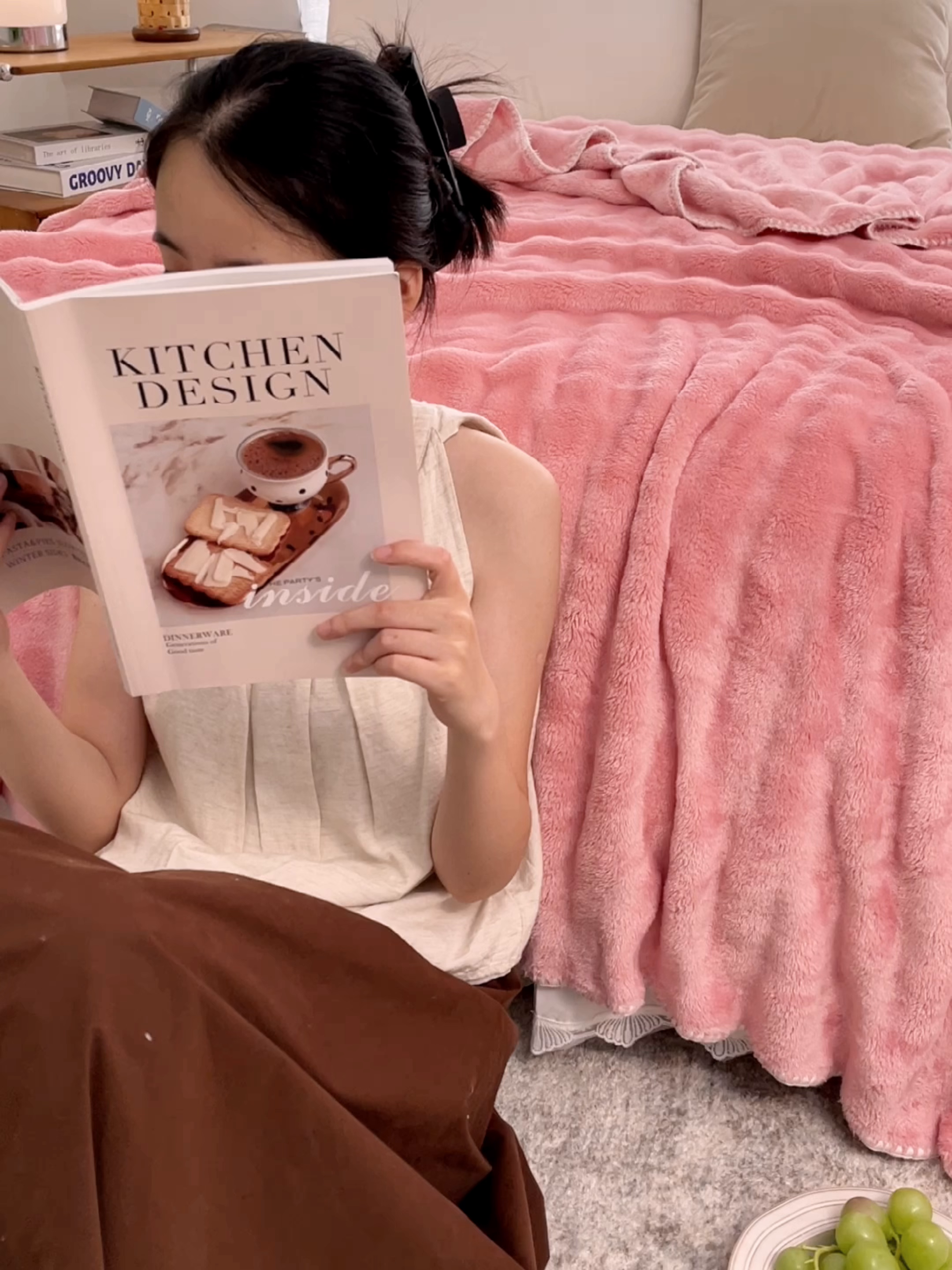 91家纺网 家纺一手货源 找家纺 （总）奥裕2025新款双面泡泡兔毛绒多功能毛毯高克重法莱绒牛奶绒