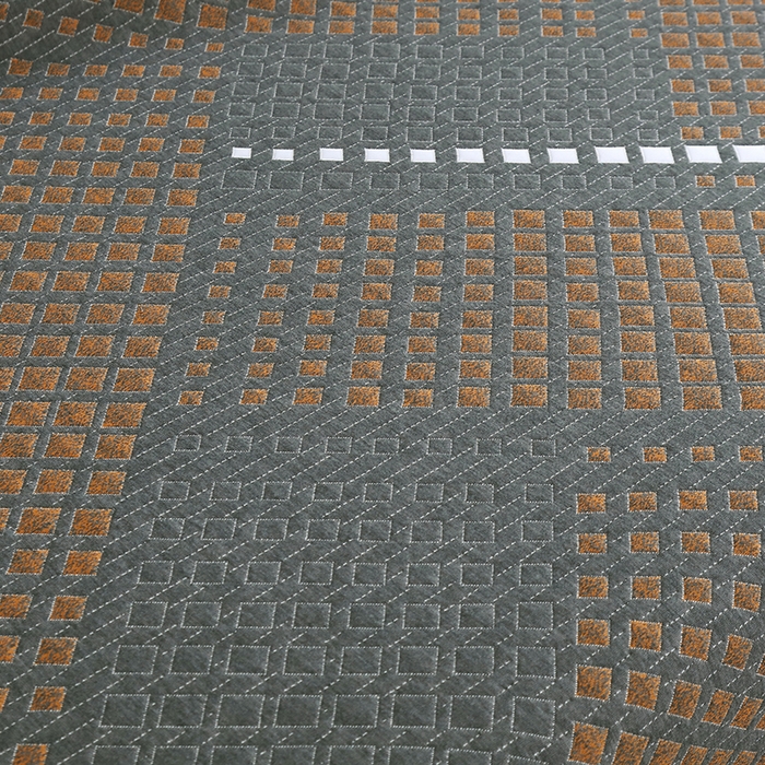 91家纺网 家纺一手货源 找家纺 典曼家纺 2025新款北欧风针织棉床盖三件套床盖 欧德堡-黄