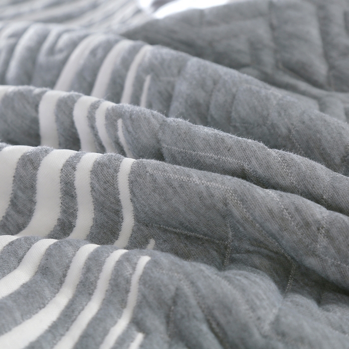 91家纺网 家纺一手货源 找家纺 典曼家纺 2025新款北欧风针织棉床盖三件套床盖 曲边格调