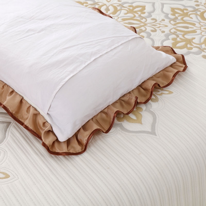 91家纺网 家纺一手货源 找家纺 典曼家纺 2025新款北欧风针织棉床盖三件套床盖 塞洛华庭