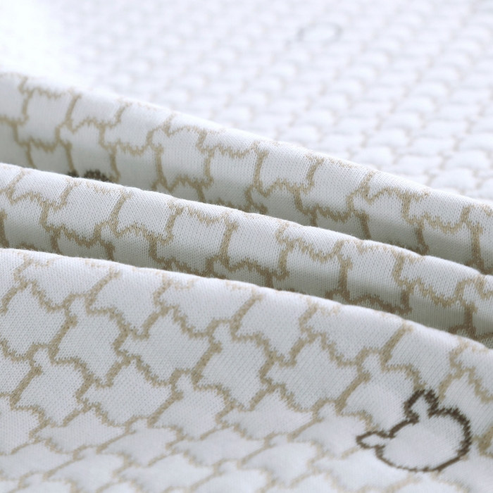 91家纺网 家纺一手货源 找家纺 典曼家纺 2025新款北欧风针织棉床盖三件套床盖 特洛熊