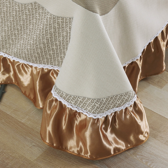 91家纺网 家纺一手货源 找家纺 典曼家纺 2025新款北欧风针织棉床盖三件套床盖 特洛熊