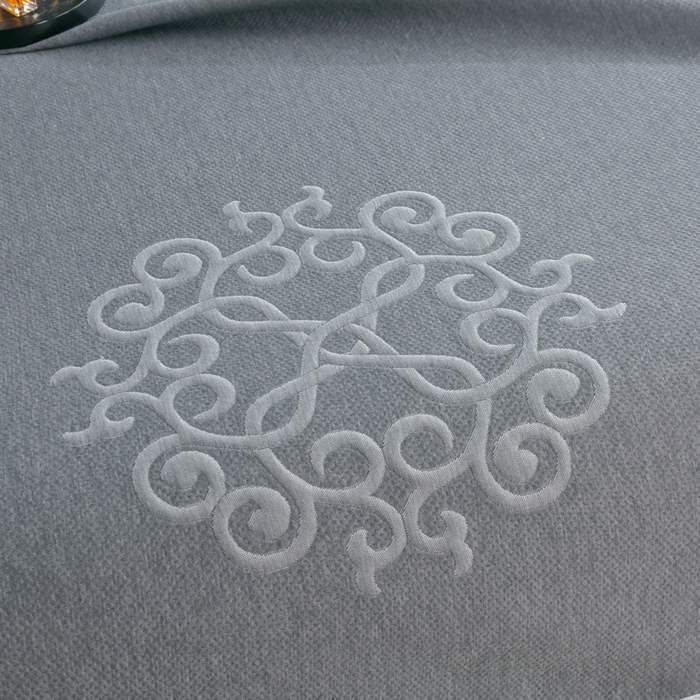 91家纺网 家纺一手货源 找家纺 典曼家纺 2025新款北欧风针织棉床盖三件套床盖 盛世佳人