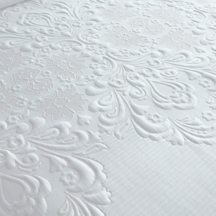 91家纺网 家纺一手货源 找家纺 典曼家纺 2025新款北欧风针织棉床盖三件套床盖 香格里拉